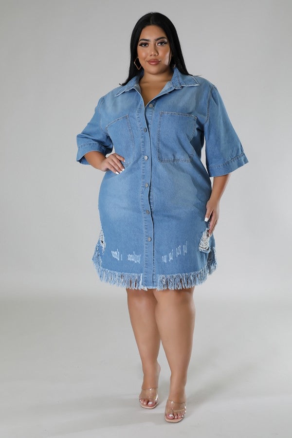 Denim Baddie Dress