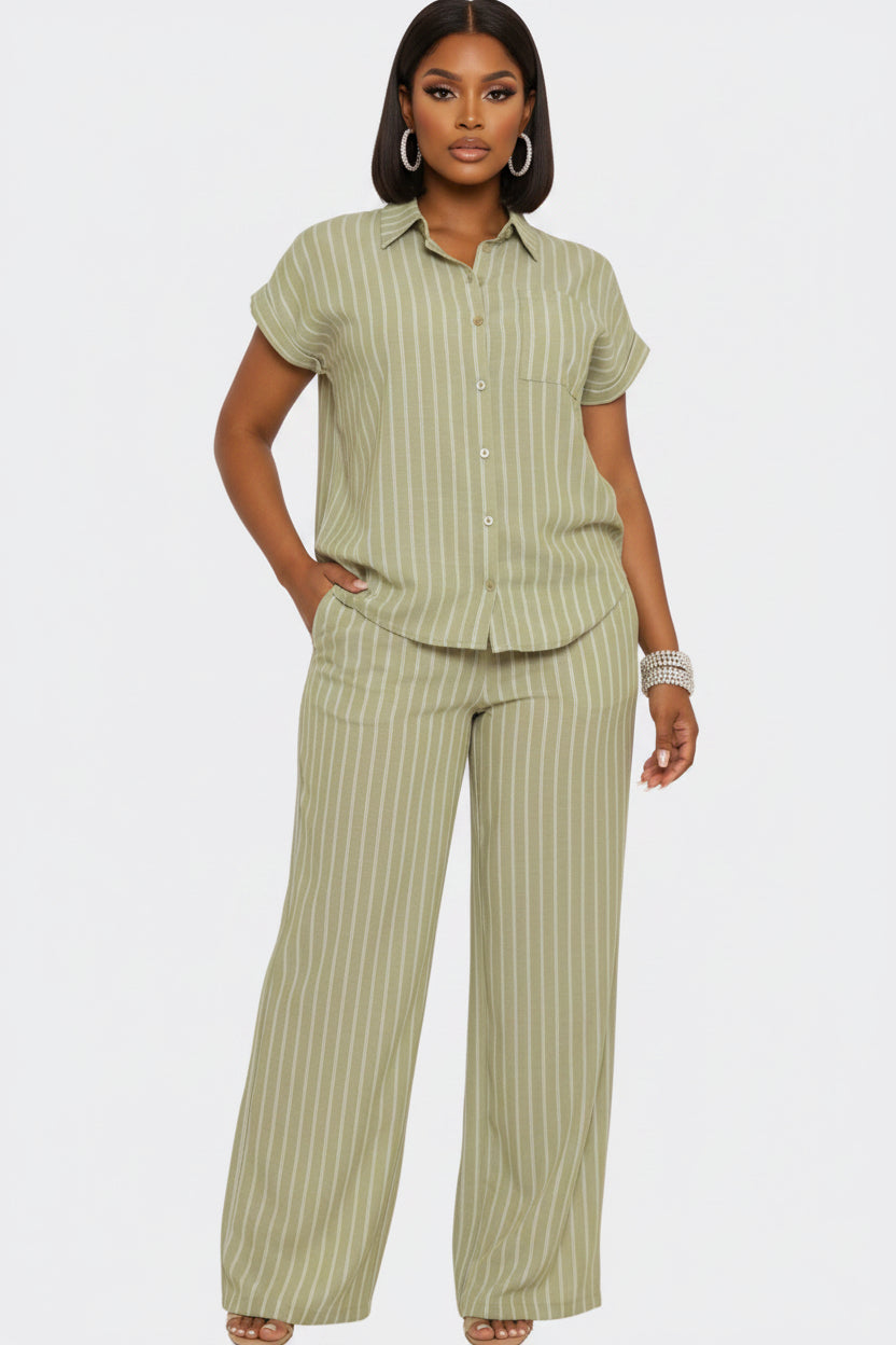 Sage Two piece pant set