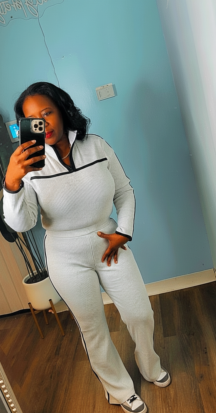 Two piece flare leg set