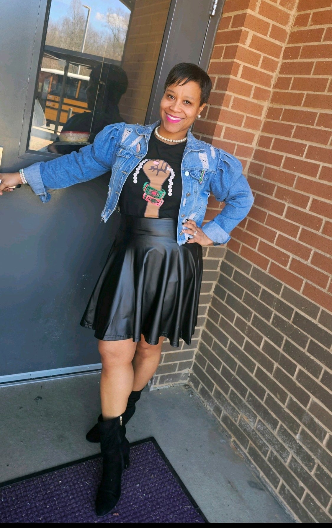 Erika faux Leather