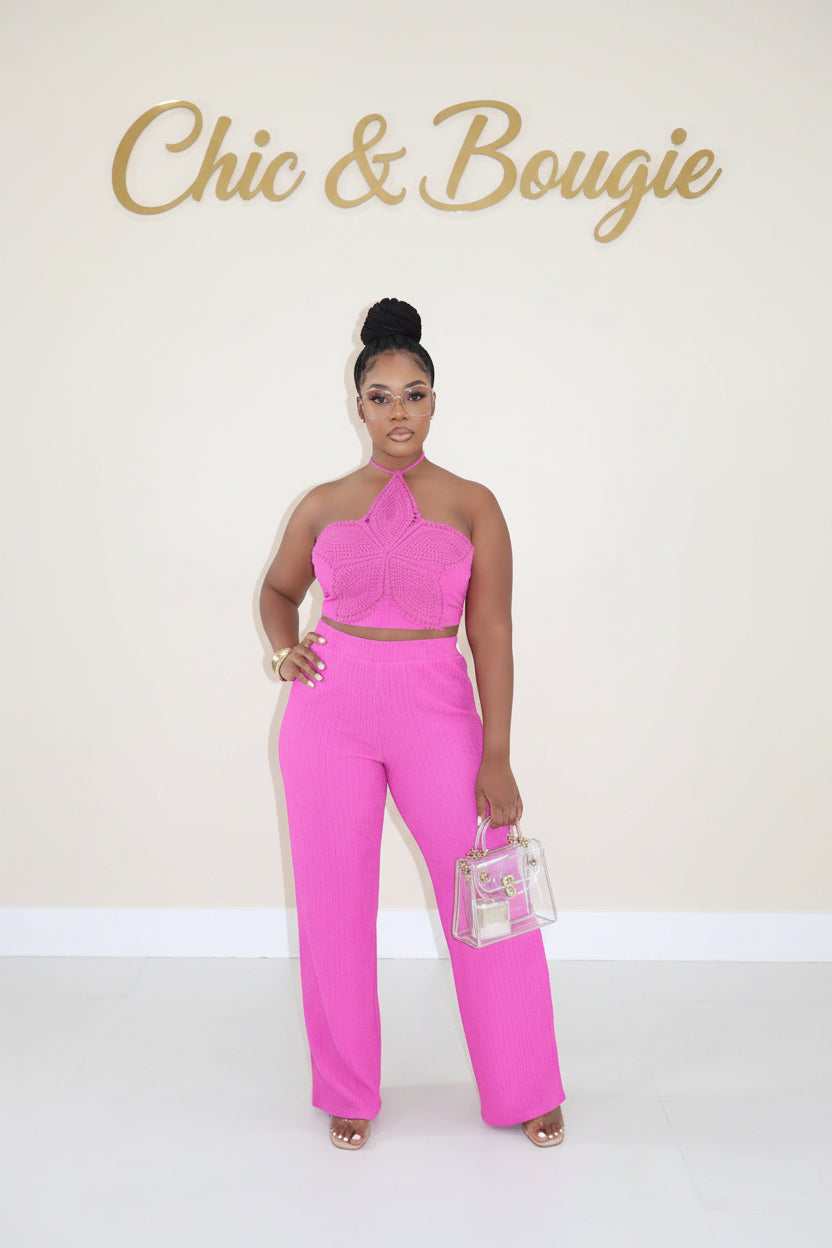 Two piece halter set