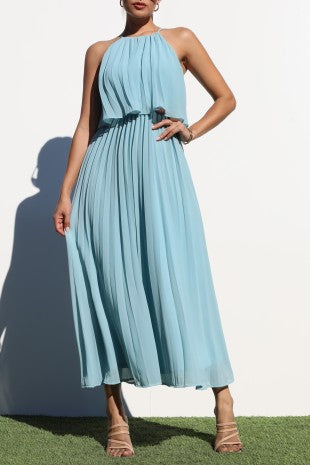 Pleated maxi Dress