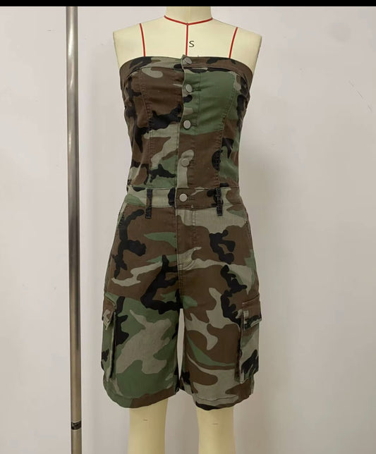 Camo romper