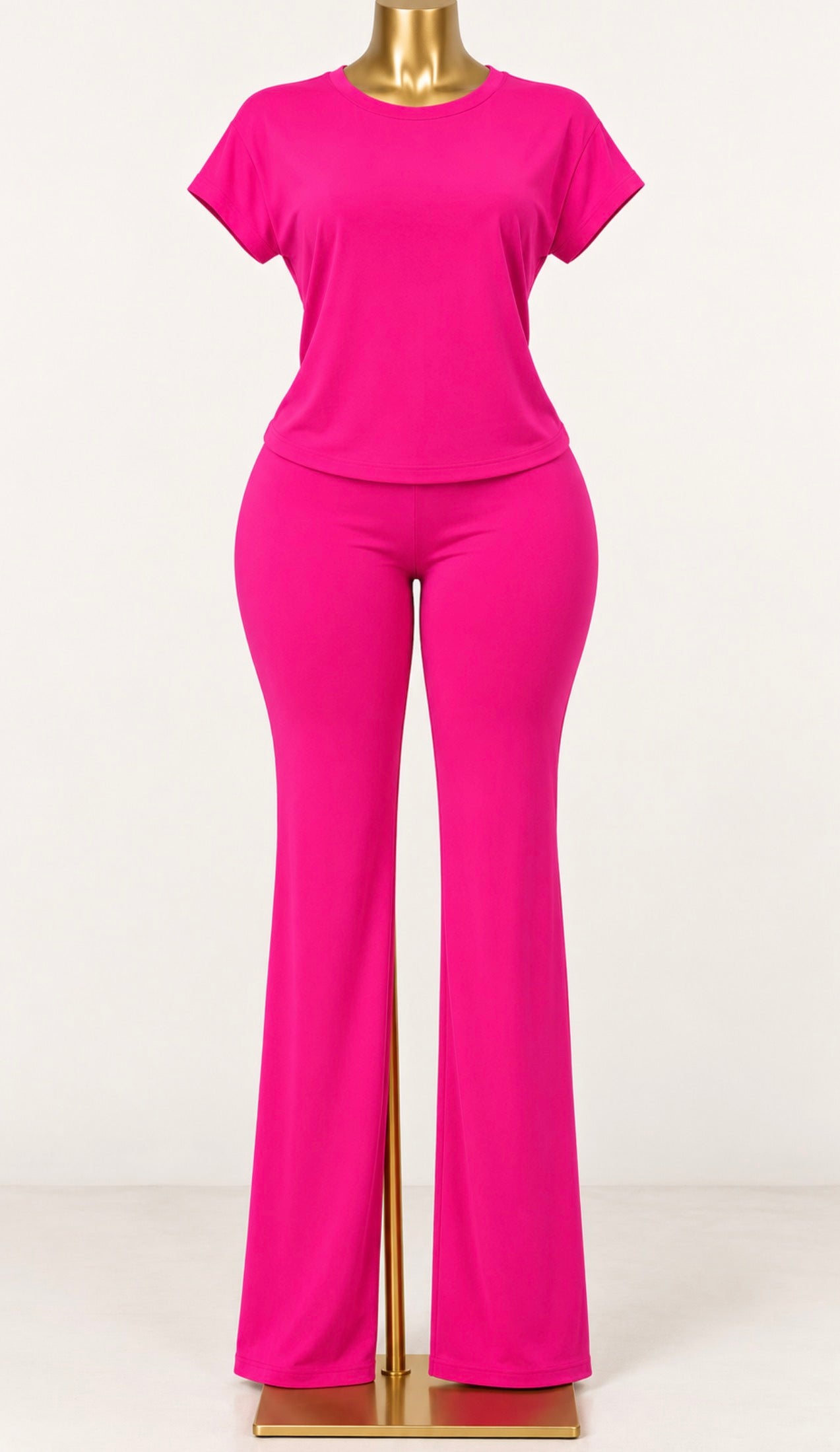 Pink Pant Set Curvy