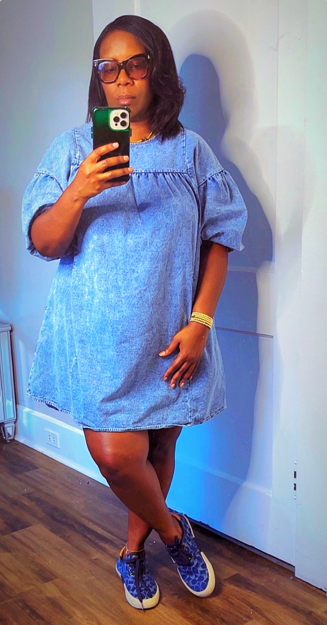 Denim Baby Doll dress
